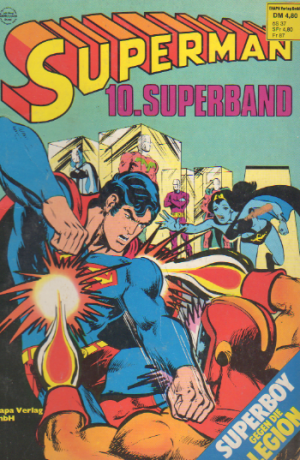 Z 1 SUPERMAN Superband 3 mit Poster Ehapa Comic vo 1978 