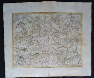 Die ander Taffel des Lands Westphaln. Westfalen, Osnabrück, Münster etc