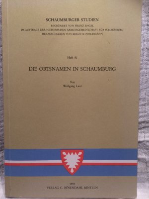 Die Ortsnamen in Schaumburg - Wolfgang Laur