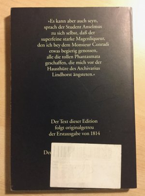 gebrauchtes Buch – Hoffmann, E.T.A – Der goldene Topf - Ein Mährchen aus der neuen Zeit