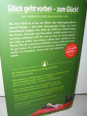 gebrauchtes Buch – Hirschhausen, Dr. med – 2 Bücher: Glück kommt selten allein ... mit original Aufkleber (Erstauflage)  // Die Leber wächst mit Ihren Aufgaben