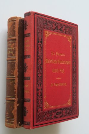 Herold, Eduard. Malerische Wanderungen durch Prag. Erste Ausgabe. 2 Bände. Prag, Druck und Verlag von Dr. Eduard Gregr, 1866-84. * Mit zahlreichen Textholzstichen […]