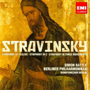 gebrauchter Tonträger – Strawinsky, Igor  – Strawinsky: Psalmensymphonie; Symphonie in C; Symphonie in drei Sätzen / Berliner Philharmoniker, Simon Rattle