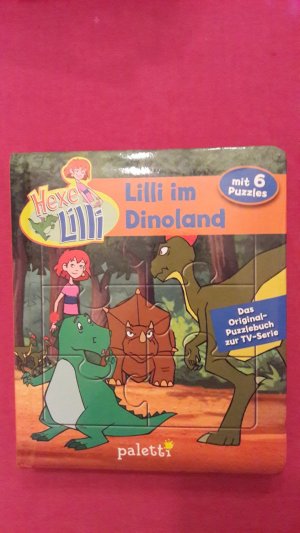 gebrauchtes Buch – Hexe Lili im Dinoland mit 6 Puzzles