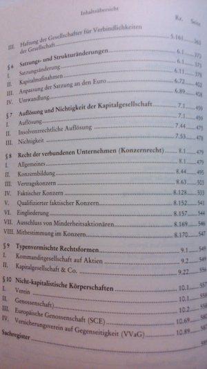 gebrauchtes Buch – Heribert Hirte – Kapitalgesellschaftsrecht 6.neu bearbeitete Auflage