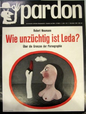 pardon. die deutsche satirische Monatsschrift 4. Jahrgang, 1965 (7 Hefte)