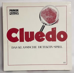 Cluedo Das klassische Detektivspiel - quadratische Ausgabe 1987 Parker - für 3 oder 6 Spieler - ab 8 Jahren - Spieldauer ca 45 Minuten