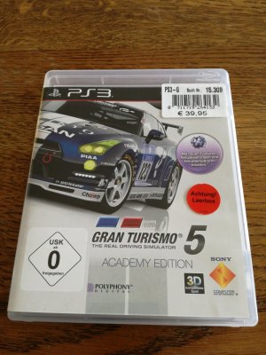 gebrauchtes Spiel – Gran Turismo 5 Academy Edition