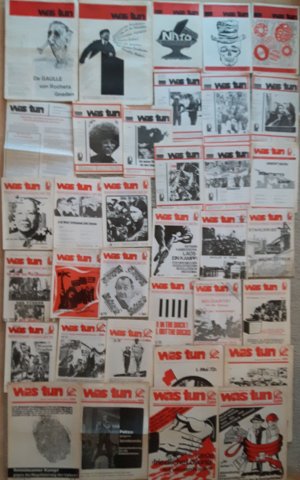 Was tun. Zeitung der Gruppe Internationale Marxisten, GIM. 1968-1979 - fast komplett