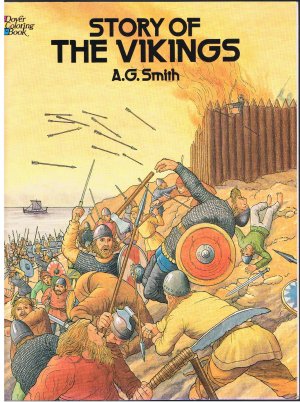 Story Of The Vikings - Dover Coloring Books