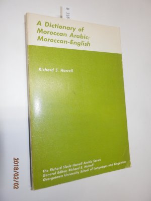 A dictionary of Moroccan Arabic: Moroccan-English