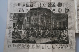 Hogarth, William. Zergliederung der Schönheit, die schwankenden Begriffe von dem Geschmack festzusetzen. Aus dem Englischen übersetzt von C. Mylius. Verbesserter […]