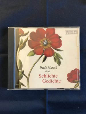 gebrauchtes Hörbuch – Trude Marzik – Schlichte Gedichte