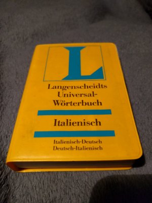 gebrauchtes Buch – Langenscheidt Universal-Wörterbücher. Italienisch-Deutsch /Deutsch-Italienisch in einem Band