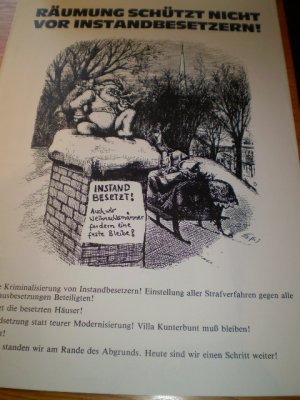 Räumung schützt nicht vor Instandbesetzern! Keine Kriminalisierung von Instandbesetzern!...(Plakat, Poster, ca. 1981, RAF, Autonome, KPD, Häuserkampf […]