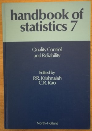 Handbook of Statistics 7 - Quality Control and Reliability