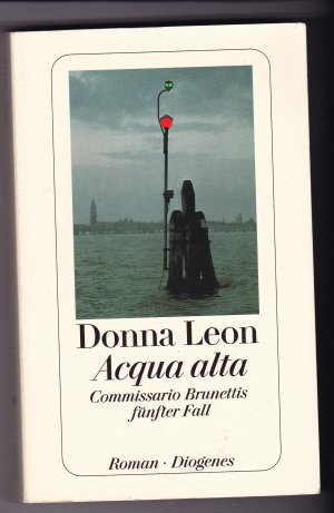 gebrauchtes Buch – Donna Leon – Acqua alta - Commissario Brunettis fünfter Fall