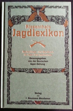 gebrauchtes Buch – Riesenthals Jagdlexikon