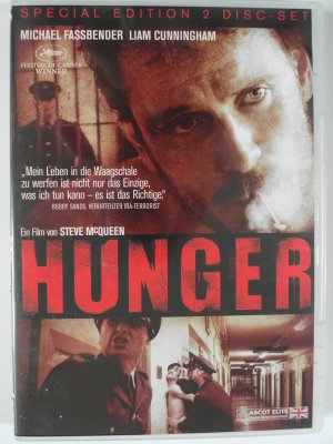 gebrauchter Film – Steve McQueen – Hunger - Special Ed. - IRA Kämpfer im Gefängnis, Hungertod - Michael Fassbender, Steve McQueen, Liam Cunningham