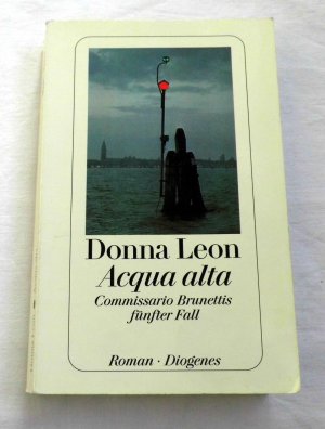 gebrauchtes Buch – Donna Leon – Acqua alta - Commissario Brunettis fünfter Fall