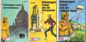 gebrauchtes Buch – Leutnant X – Geheimagent Lennet und die Saboteure + Geheimagent Lennet und die Astronauten + Geheimagent Lenne und das tödliche Signal