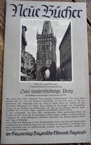 gebrauchtes Buch – Gasverlag Bayerische Ostmark / Westmark-Verlag – Neue Bücher - Vom Rhein zur Saar ( Werbung für Bücher / Reklame )