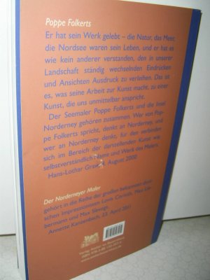 gebrauchtes Buch – Karl Welbers – Poppe Folkerts - Leben und Wirken des Norderneyer Seemalers