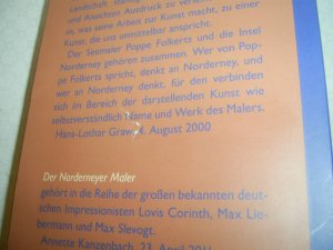 gebrauchtes Buch – Karl Welbers – Poppe Folkerts - Leben und Wirken des Norderneyer Seemalers