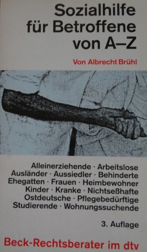 gebrauchtes Buch – Brühl, Albrecht; Winkler, Jürgen – Sozialleistungen von A - Z