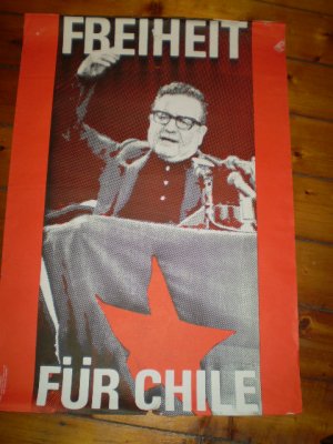 DKP Bezirksvorstand: Freiheit für Chile (Plakat, Poster, ca. 1975, KPD)