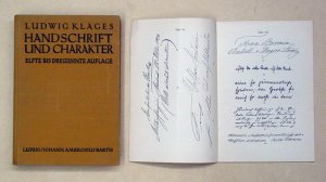 Handschrift und Charakter. Gemeinverständlicher Abriss der graphologischen Technik. .