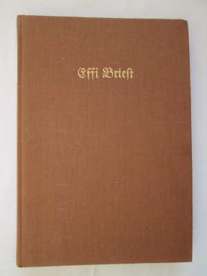 gebrauchtes Buch – Theodor Fontane – Effi Brieft