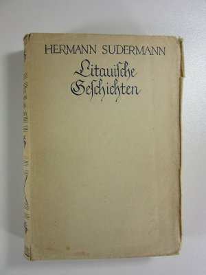 antiquarisches Buch – Hermann Sudermann – Litauische Geschichten