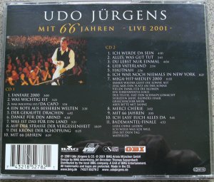 gebrauchter Tonträger – Udo Jürgens – Mit 66 Jahren - Live 2001 - Doppel-CD