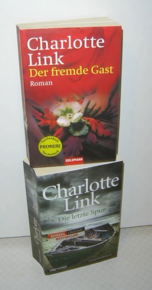 gebrauchtes Buch – Charlotte Link – 2 Bücher: Die letzte Spur + Der fremde Gast