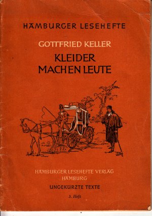 gebrauchtes Buch – Gottfried Keller – Kleider machen Leute