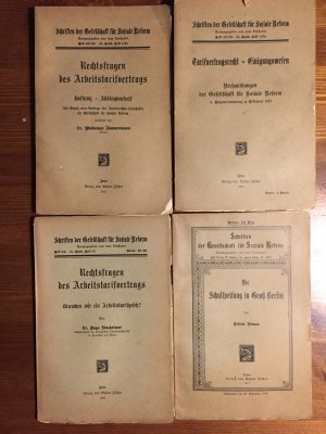 Konvolut 16 Hefte: Schriften der Gesellschaft für soziale Reform, 1903-1914