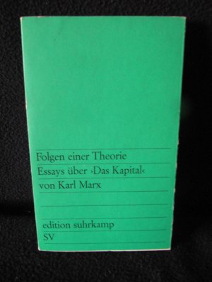 antiquarisches Buch – Ernst Theodor Mohl e – Folgen einer Theorie Essays über "Das Kapital" von Karl Marx