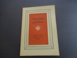 antiquarisches Buch – Aus dem Schaffen großer Musiker, Heft 2