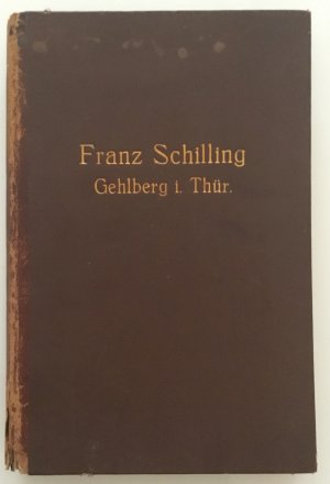 Preis-Verzeichnis über chemische, physikalische, bakteriologische und technische Glasinstrumente, Apparate und Geräte