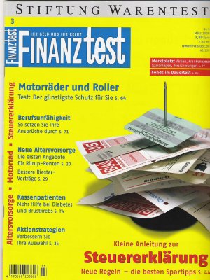 gebrauchtes Buch – Finanztest Nr. 3/2005