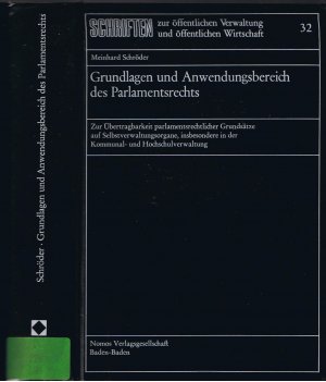 Grundlagen und Anwendungsbereich des Parlamentsrechts