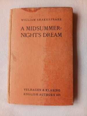 antiquarisches Buch – William Shakespeare – A Midsummer - Night's Dream