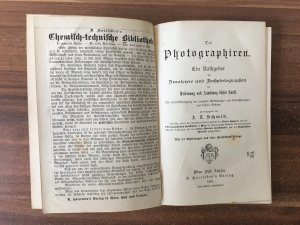 antiquarisches Buch – Johann Friedrich Schmidt – Das Photographieren. Ein Rathgeber für Amateure und Fachphotographen bei Erlernung und Ausübung dieser Kunst.