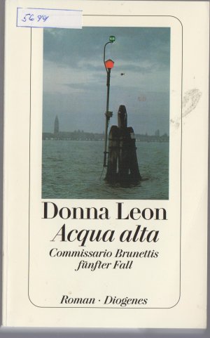 gebrauchtes Buch – Donna Leon – Acqua alta - Commissario Brunettis fünfter Fall