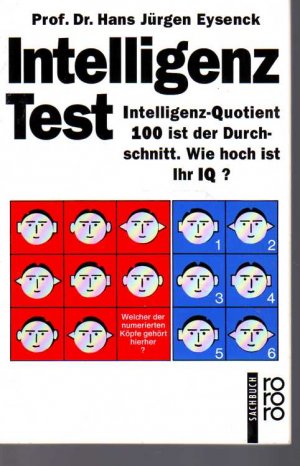 gebrauchtes Buch – Hans Jürgen Eysenck – Intelligenz Test