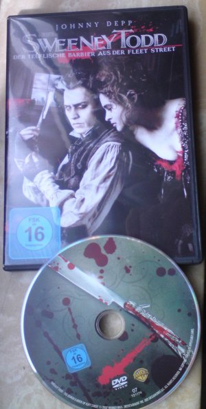 gebrauchter Film – Tim Burton – Sweeney Todd - Der teuflische Barbier aus der Fleet Street