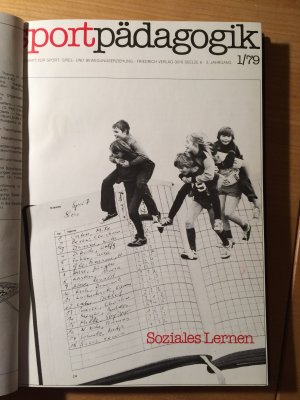 Sportpädagogik 3. Jahrgang 1979, Heft 1-6, in Leinen gebunden