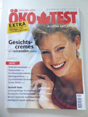 gebrauchtes Buch – Jürgen Stellpflug, Chefred. – Öko-Test richtig gut leben Nr. 10 Oktober 2001. Gesichtscremes mit reizenden Zutaten. Zeitschrift