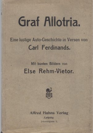 antiquarisches Buch – Carl FERDINANDS – Graf Allotria.